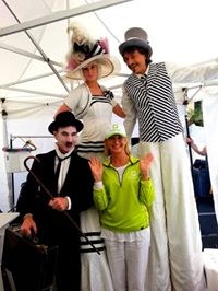 Stilt Walkers Melbourne, Classy characters, Lord and Lady