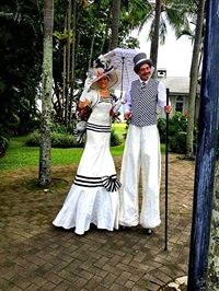 Stilt Walkers Melbourne, Classy characters, Lord and Lady