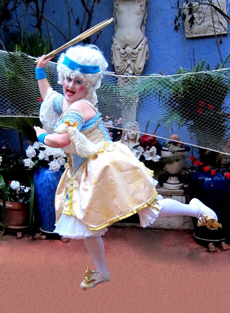 Stilt Walkers Melbourne, Roving Characters Tennis, Marie Antoinette