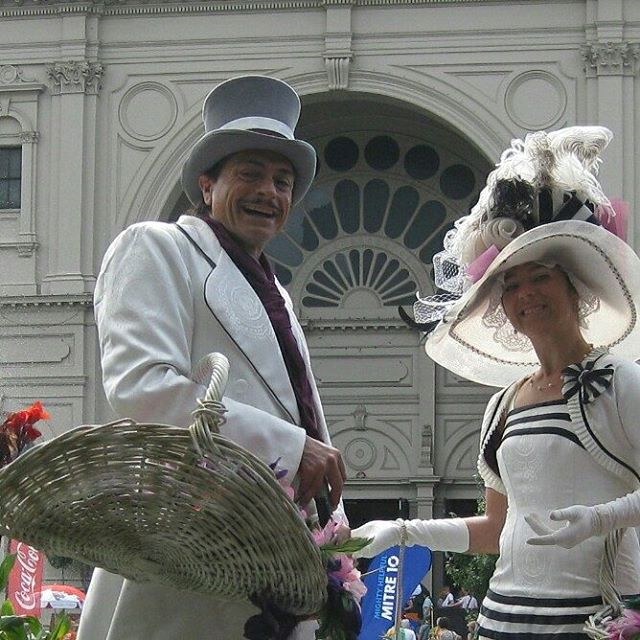 Stilt Walkers Melbourne, Stilt Terrific, Lord and Lady Stilton